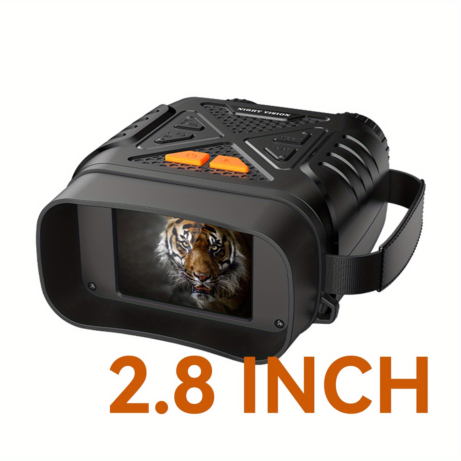 Monoculaire/Binoculaire Numérique HD Vision Nocturne de 2 à 2.8 Pouces, Image Claire 1080P, 128 Go d'Espace Intégré pour Enregistrement Photo & Vidéo, Idéal pour Surveillance Agricole et Observation Faunique, Surveillance Extérieure,Conception Portable,Appareil Portable,Jumelles HD,Amateurs de Faune Détails du produit 1