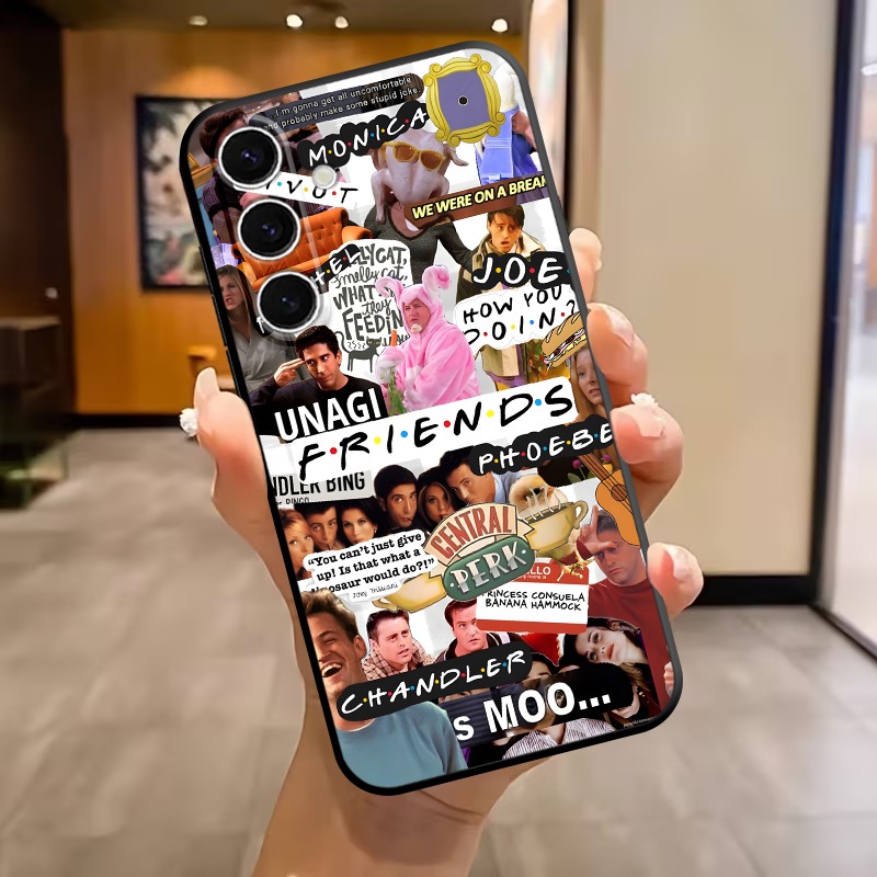 TEMU Phone Case - Licensed Fun Collage Comics Phone Case, Suitable For For Galaxy S26/s25/s24/s23/s22/s21 Fe/note 10/note 20