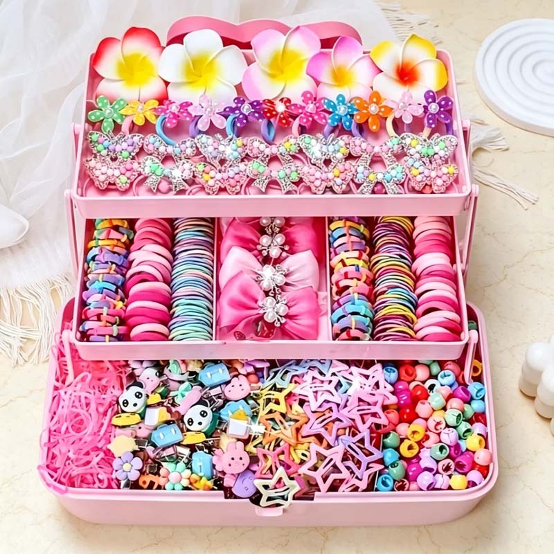 502pcs Mixed Hair Accessories Set in Random Styles and Colors