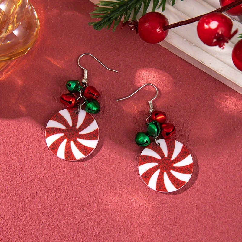 Women's Fashionable Drop Earrings with Christmas Vibe