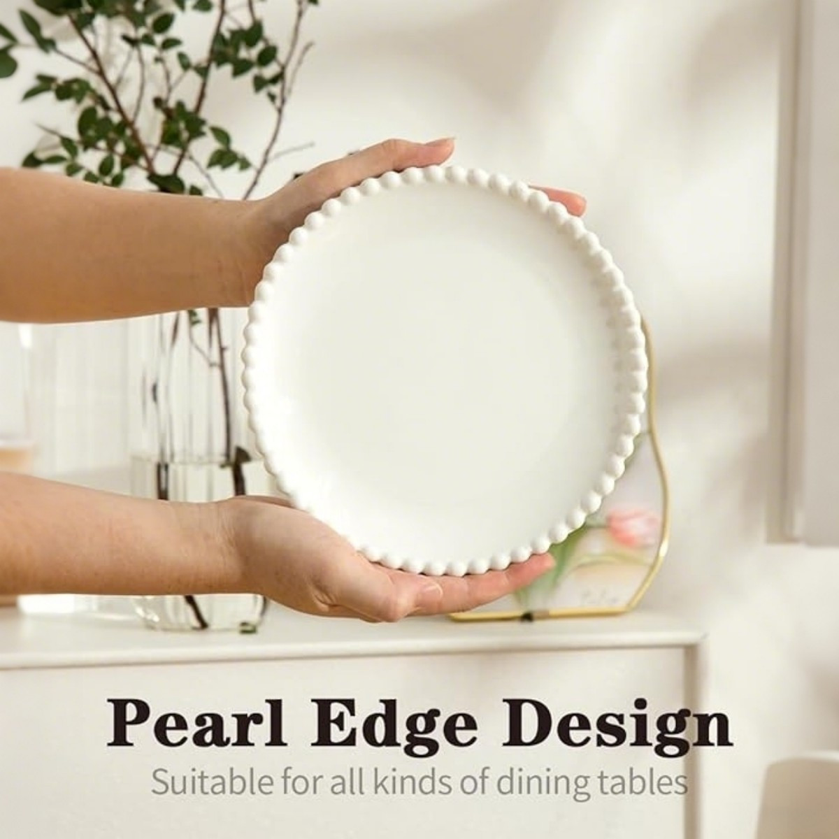 10 st porslinsdesserttallrikar serveringstallrikar - Temu Sweden