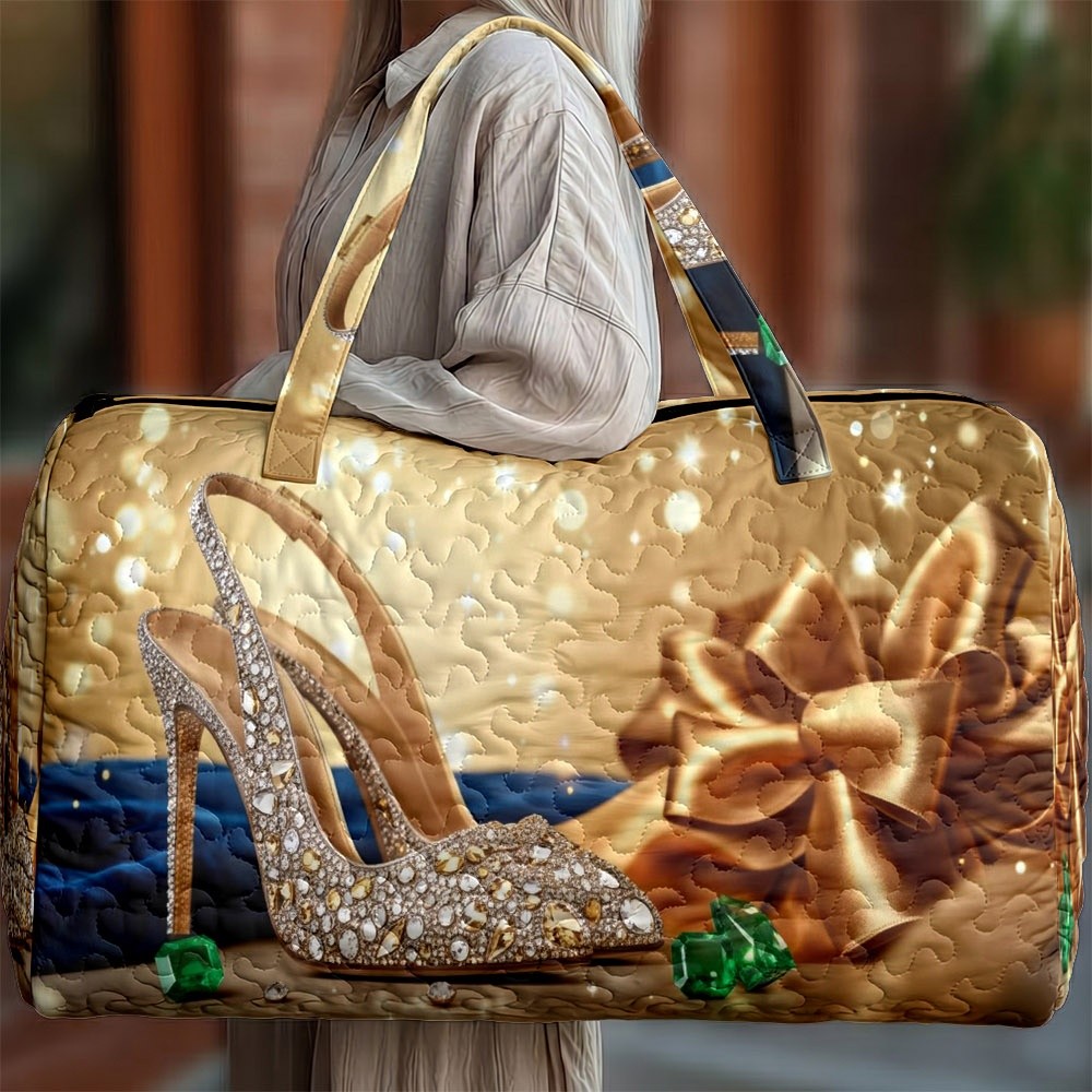 Image of Women's Shoulder Bag With Crystal And Decor, Elegant , Multiple Specifications , Lightweight Fashion Handbag Perfect For Daily Commuting, Travel And Shopping