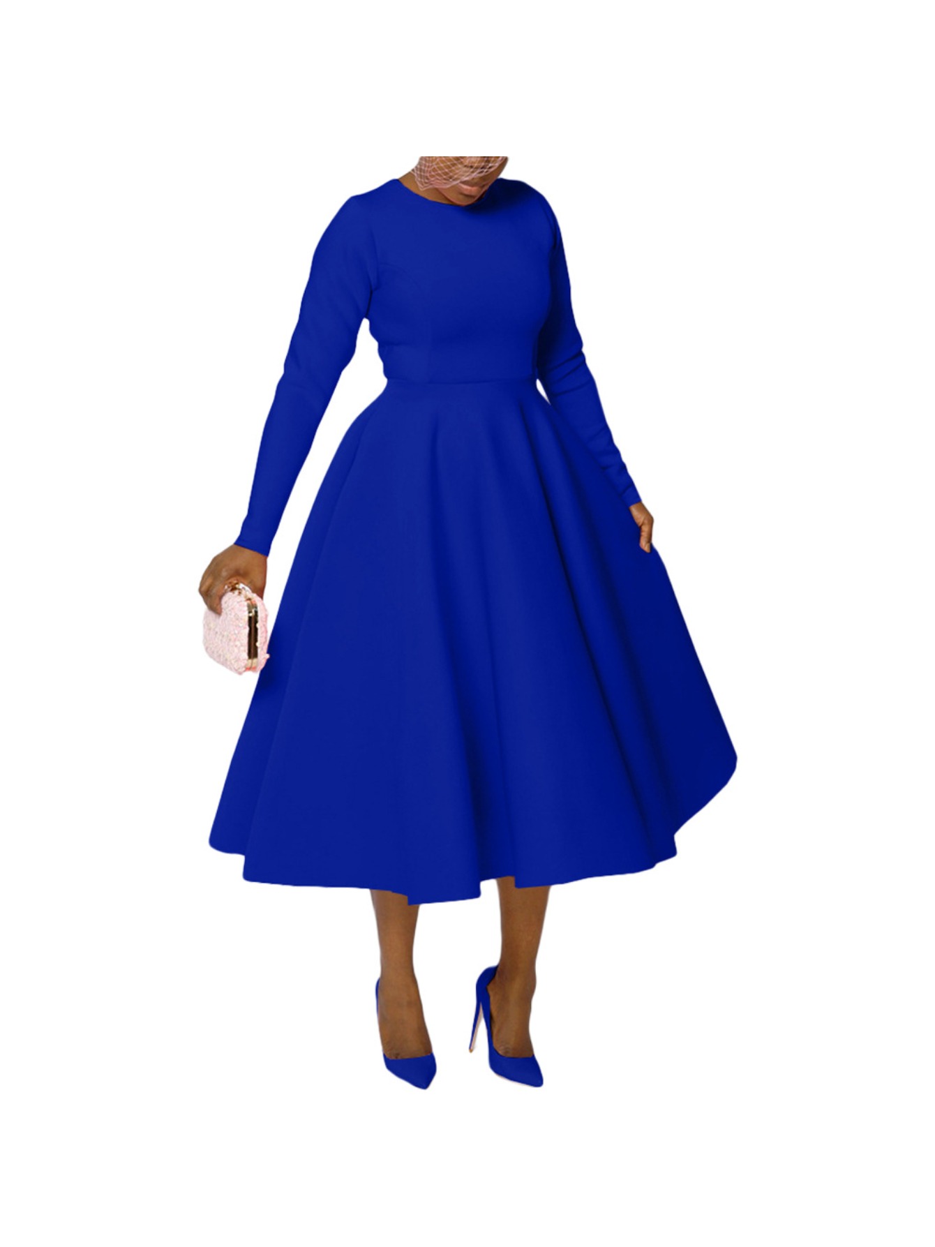 royal blue dresses for women sold on Temu United States