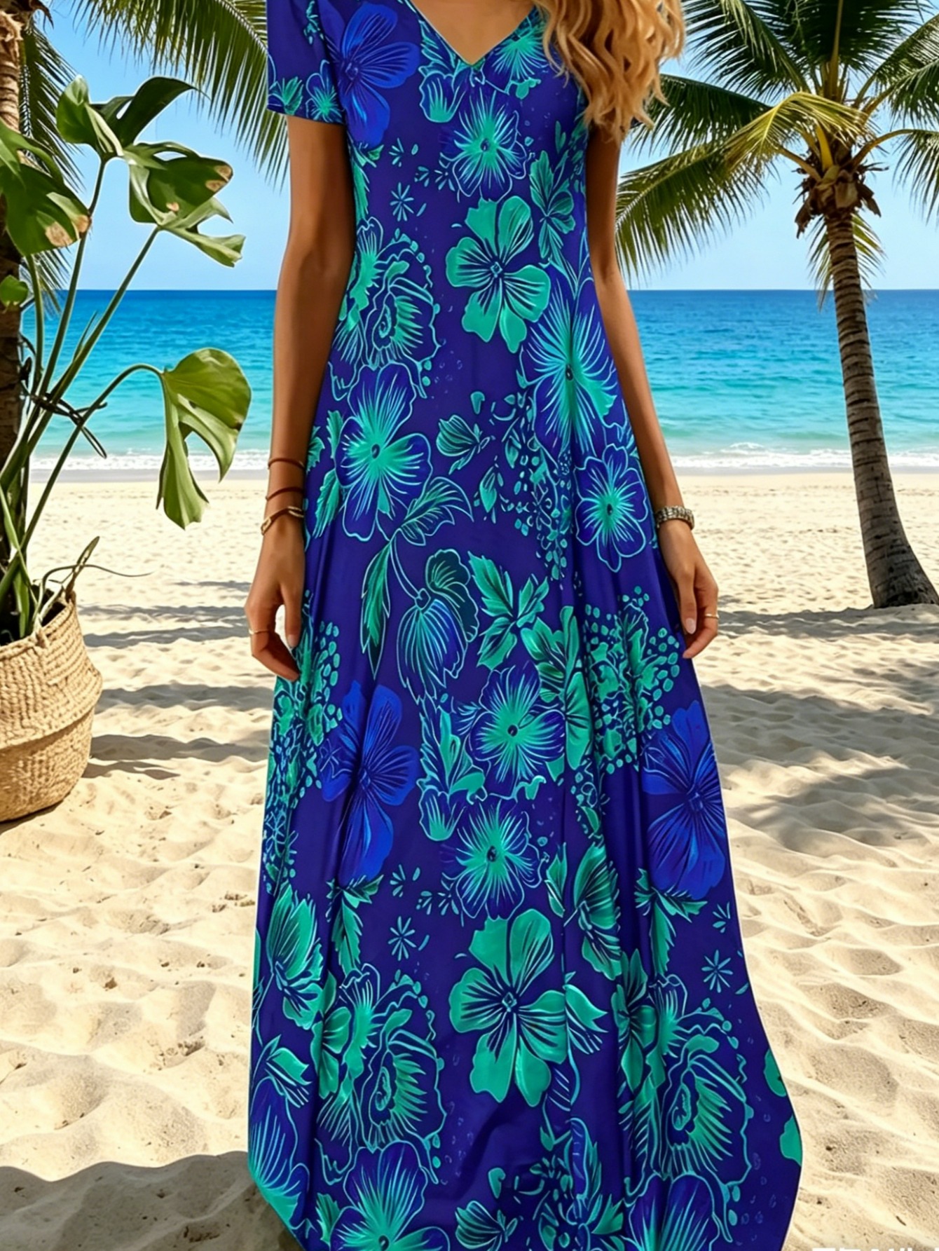beach dress casual Oryer Summer Dresses for Women Casual Sundress Beach Cover Up