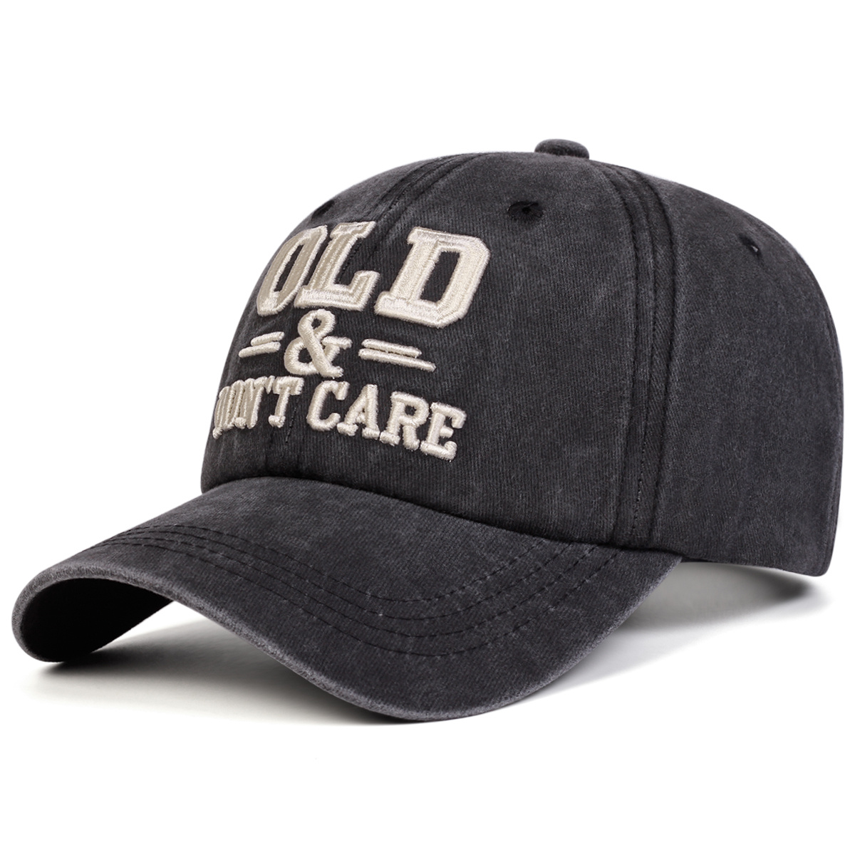 TEMU 's Old & Don't Care Baseball , Adjustable And Stylish, Outdoor Activities During Spring And Autumn, Suitable For Travel, Beach Parties, And More