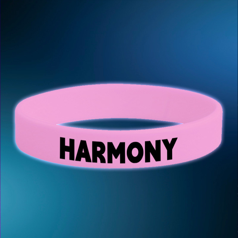 75pc Glow-in-the-Dark Silicone Wristbands, Customisable