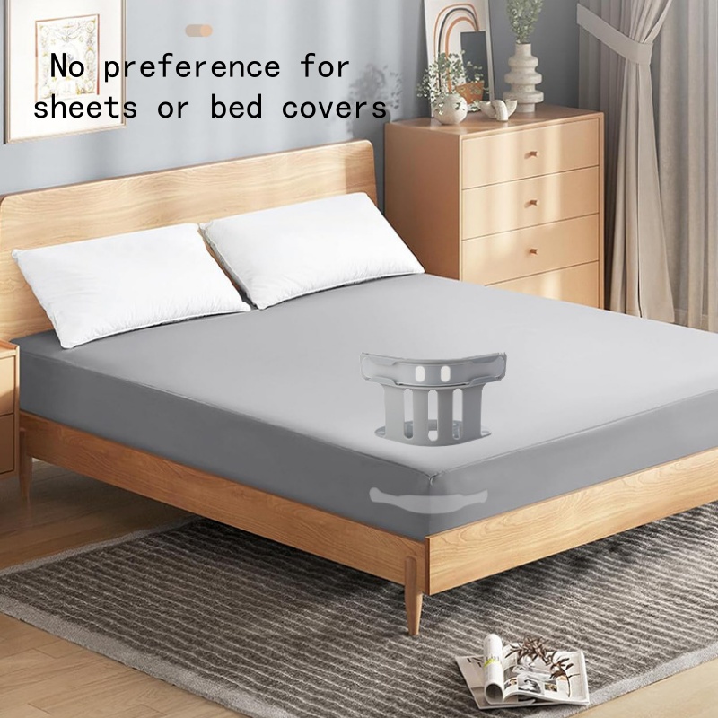 Image of Set Of 4 Invisible Mattress Sheet Fasteners, Safe Ties/straps Compatible With For All Bed Sizes, , Durable, And Designed To Prevent Slipping With A