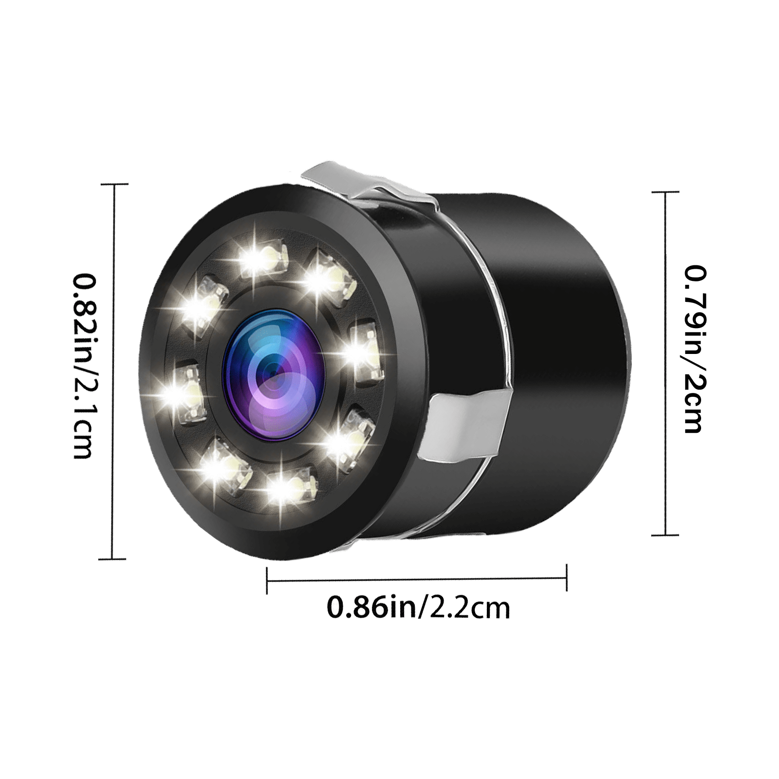 camera de spate pentru mașină skshicpc,   8 lumini led, vedere nocturnă clară, ușor de instalat, ocupă spațiu, stil - potrivit pentru sedane, suv-uri, camionete - nu necesită baterii. Detaliile articolului 1