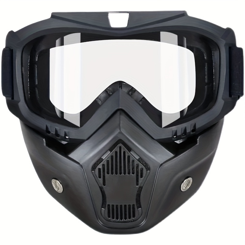 

High- Transparent , Anti-sand And Face Mask, Face Mask, Multi-functional Breathable Face Mask, Can Effectively Wind-proof When Riding Motorcycles, Motorcycle Accessories