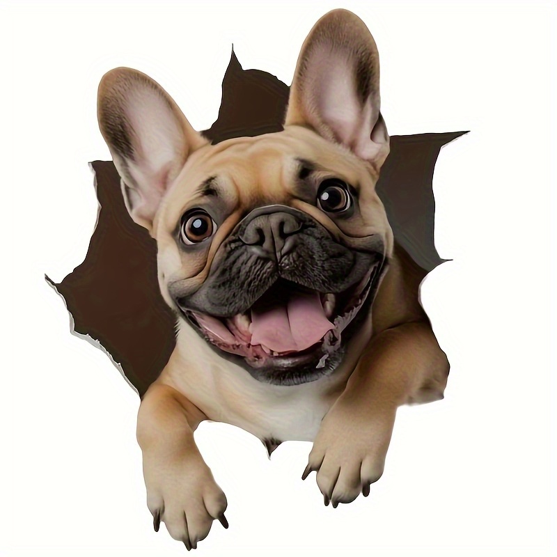 Creative Dog Stickers, Suitable For Cars, Suvs, Trucks, Electric Vehicles, Walls, Windows, Computers, Toilets, Luggage, Refrigerators, And Stickers. (1pc)