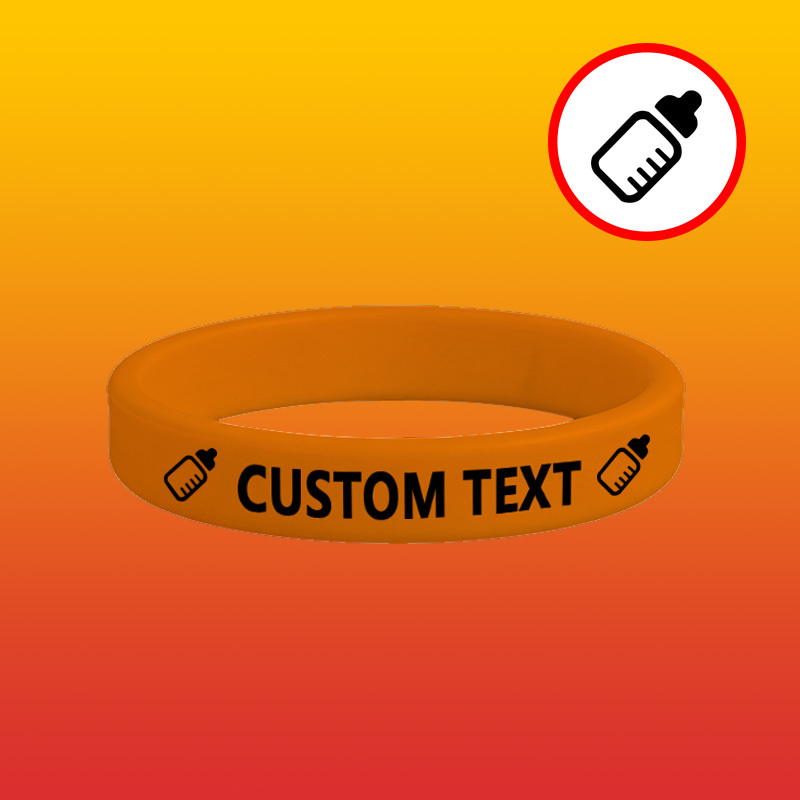 26pcs Custom Silicone Wristbands Set, Personalised Gift
