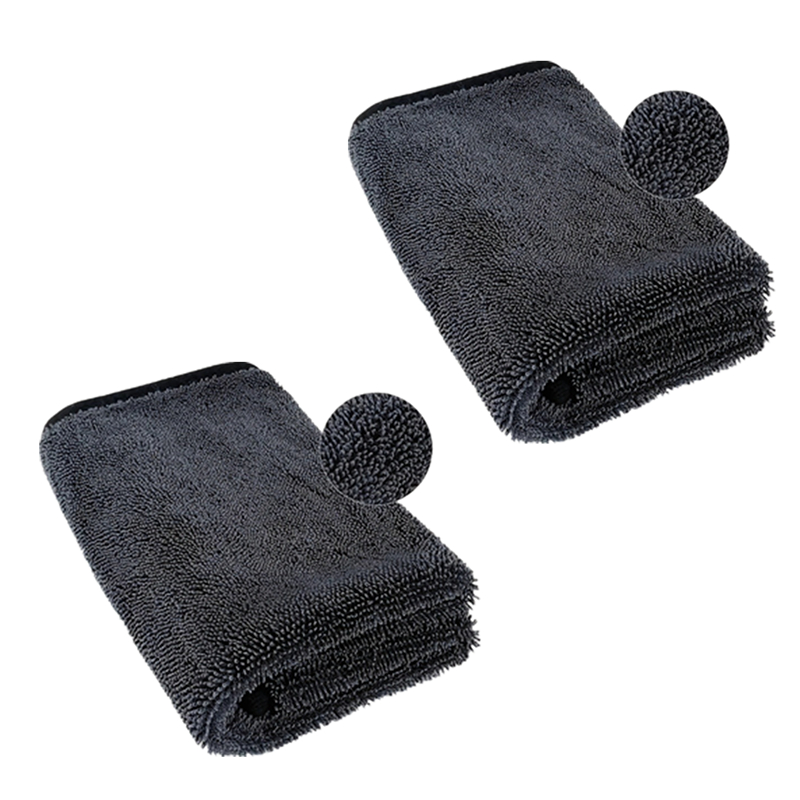 E-shop 2er-Pack Superabsorbierende Mikrofaser-Putztücher | Schnelltrocknend, Weich Langlebig, Ideal für Auto-Pflege, Zuhause, Bad, Küche, Büro – für