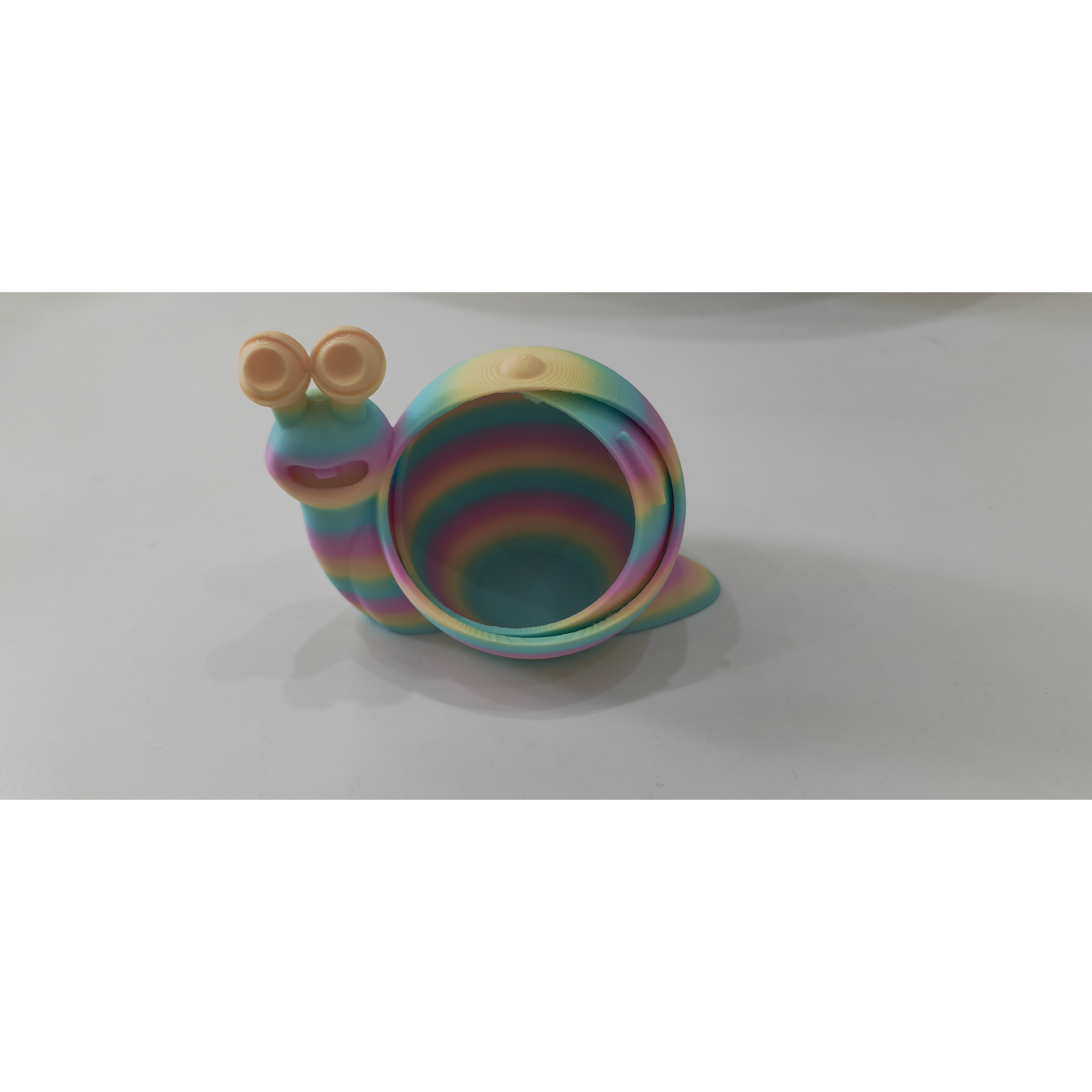 1pc 3d Printed Snail Box Jewelry Storage Desktop Ornament Random Color, Jewelry Boxes