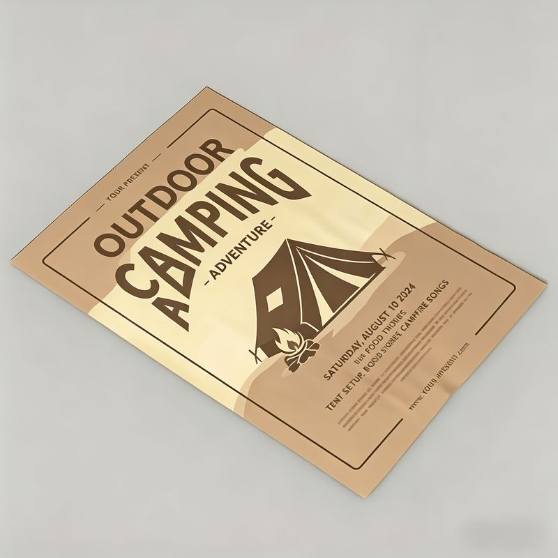 custom printed promotional   color a5 a4 single page posters folded advertising       posters quick printing custom   free samples direct from  