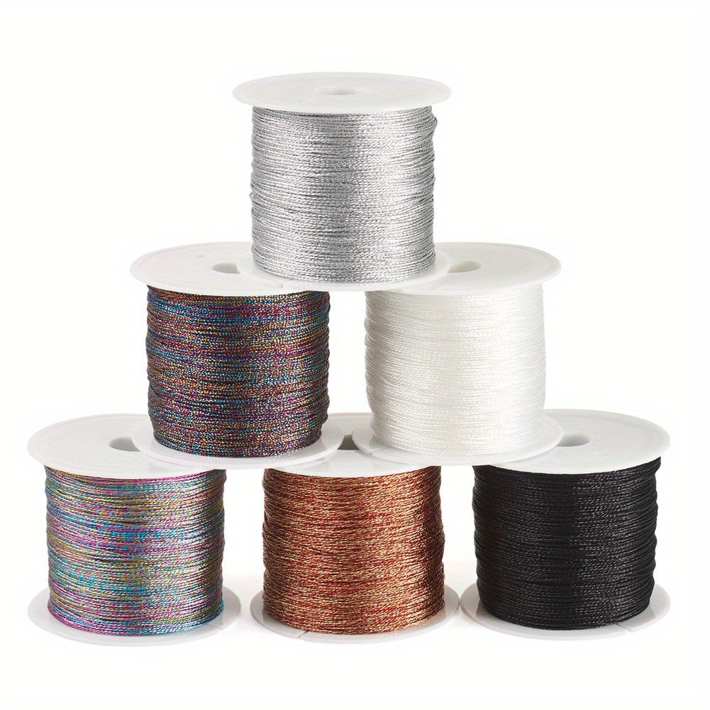 Metallic Twist Twine 1.5mm X 100mtrs WhiteSilver - Bee Dee - Products Ltd