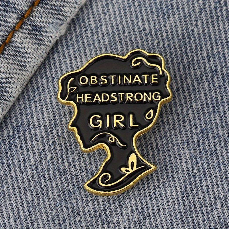 TEMU 1pc Unique Alloy Creative Enamel Badge Brooch For Men And Women - Fashion Accessory Pin For Backpacks, Hats And Jackets - Perfect Birthday Gift