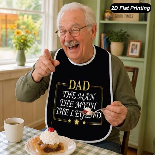 plat 2d, 1 pièce bavoir papa , attrape- tendance pour repas pour et personnes âgées, pour hommes et femmes, de vaisselle, construction durable, facile à nettoyer, plat 2d