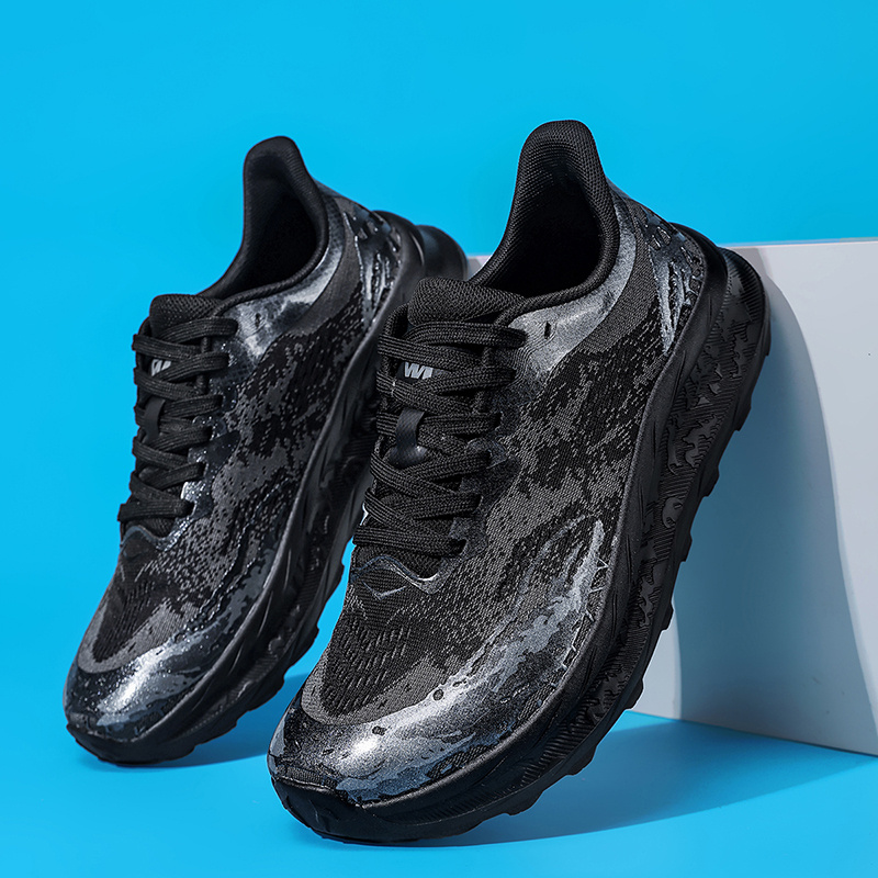High-Quality Knit Upper Wide-Toe Sports Shoes
