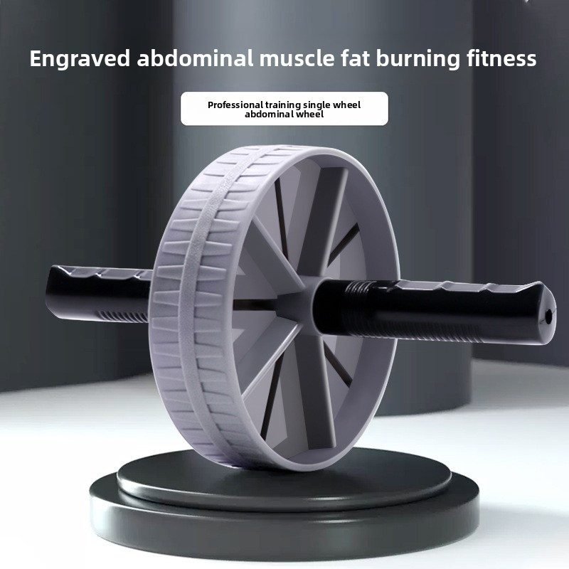 Abdominal Wheel Roll - Core Strength Trainer & Ab Roller Wheel for Home Gym, Non-Electric Abdominal Workout Equipment with Stability Training, Full Body Workout for Waist, Arms, Legs - Ideal for Beginners & Advanced Users, Sleek Fitness Gear, Sturdy Construction