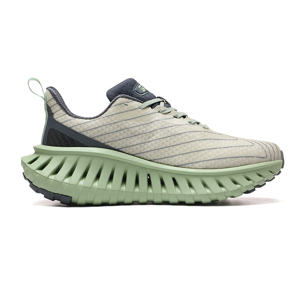 Carbon Plate Technology - Men's Road Running Shoes, Thick-Soled Casual Sneakers for Men, Comfortable and Breathable Fabric Upper, Cushioning and Shock-Absorbing MD Midsole, Slip-Resistant and Wear-Resistant Rubber Outsole, Low-Top Lace-Up Closure