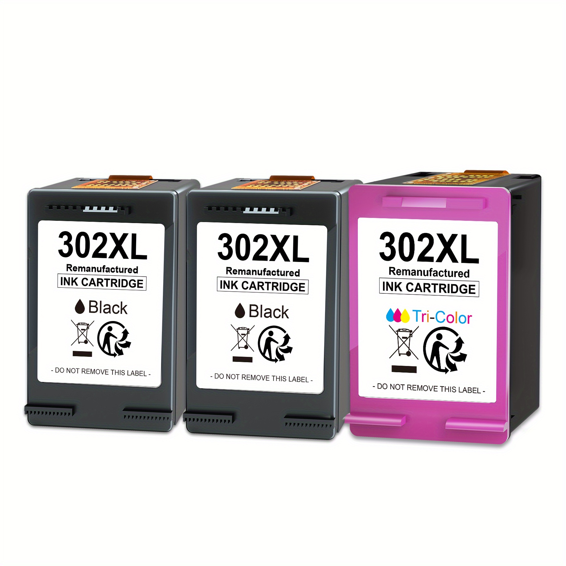 Image of Compatible 302xl 302 Multipack Printer Cartridge For 1110, 2130 3630 3636 3639, 3830 3831 3833, 4520 4525 4527 4650 4652 4655 5230(1black )