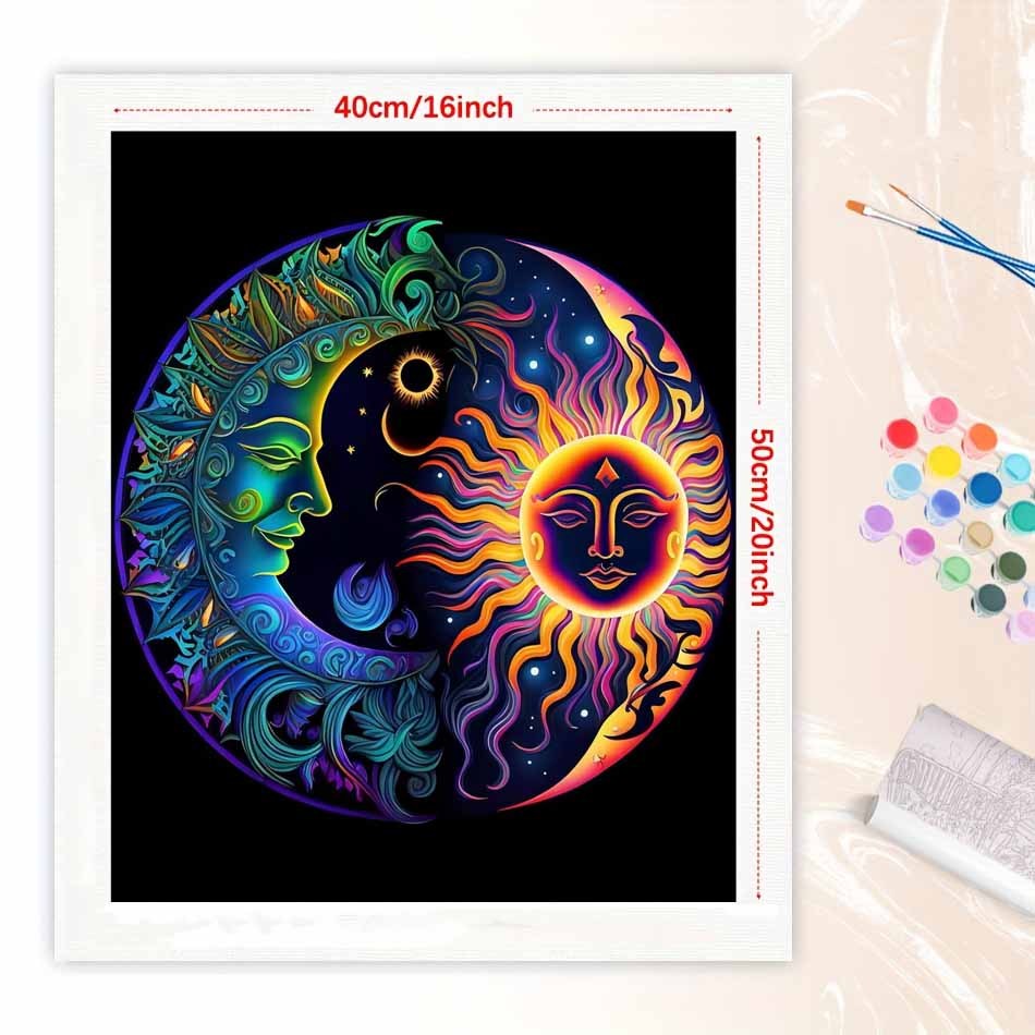 professional art use adult paint number kits art
