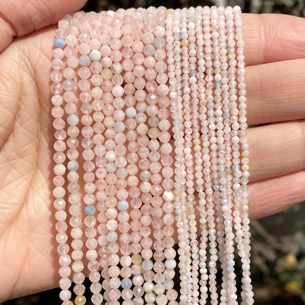 TEMU 2/3mm Natural Carved Loose Beads, Exquisite Spacer Beads, Jewelry Luxurious Beads, Suitable For Handmade Jewelry Making Exquisite Bracelets,