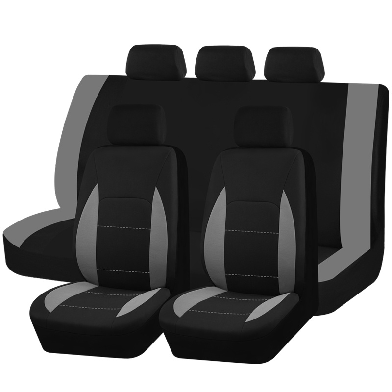 TEMU Car Accessories Interior Universal Polyester Car Seat Covers For Most Car Suv Van Seat Cushion