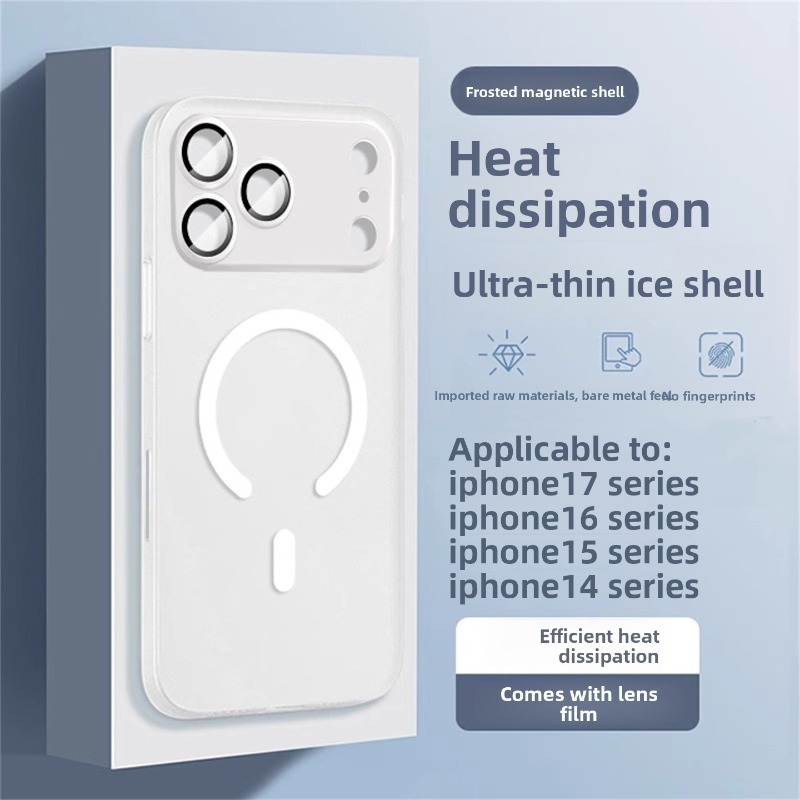 TEMU Phone Case: -cooling Magnetic Case For Iphone 17 Pro Max. This Ultra-thin, Matte-finish Case Feel And Full-body Protection. Compatible With