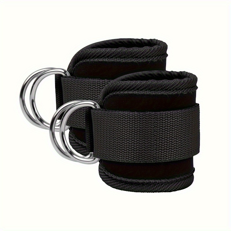 2/5pcs Fitness Rope Set, Leg Kicking Resistance Band Hip and Thigh Strength Training Ankle Strap Ties for Bodybuilding Pull-Up Rope