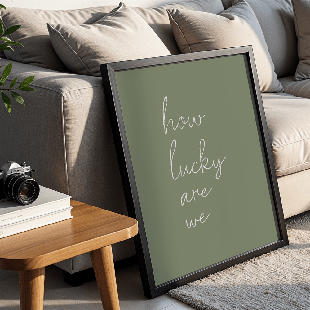 TEMU 1pc "how " Vienna Inspirational Quote Wall Art Print - Sage Painting Suitable For Living Room, - Housewarming Gift, Minimalist Frameless Design