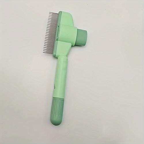 1pc pet supplies small pet bathing and grooming tools small animal comb self cleaning pet grooming comb removal dense teeth split brush