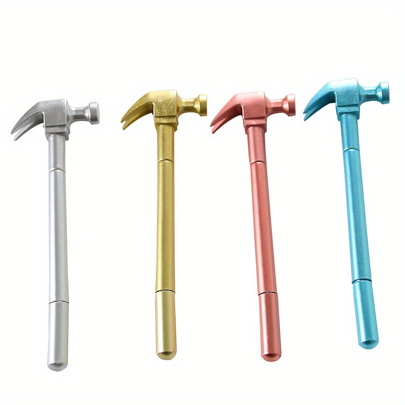 TEMU Random Style 25pcs 0.5mm Hammer Tool Pens, Cute And Fun Stationery Set For Office Supplies, Kawaii Gifts, Stationery Kawaii School Supplies Back