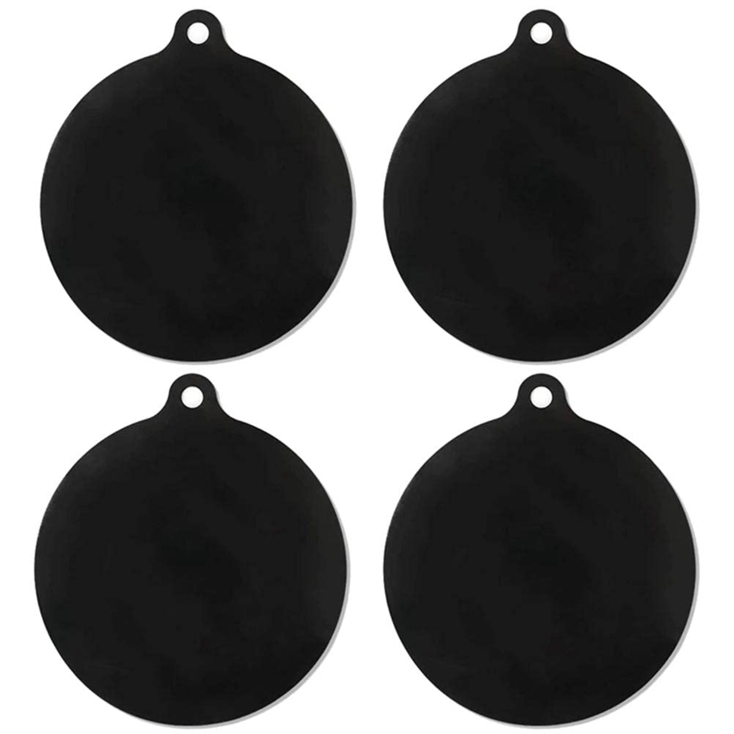 TEMU 4 Pack Non Slip Electric Burner Induction Stove Protector Reusable Silicone Mat High Temperature Heat Pad For Pots And Pans Induction Cooktop