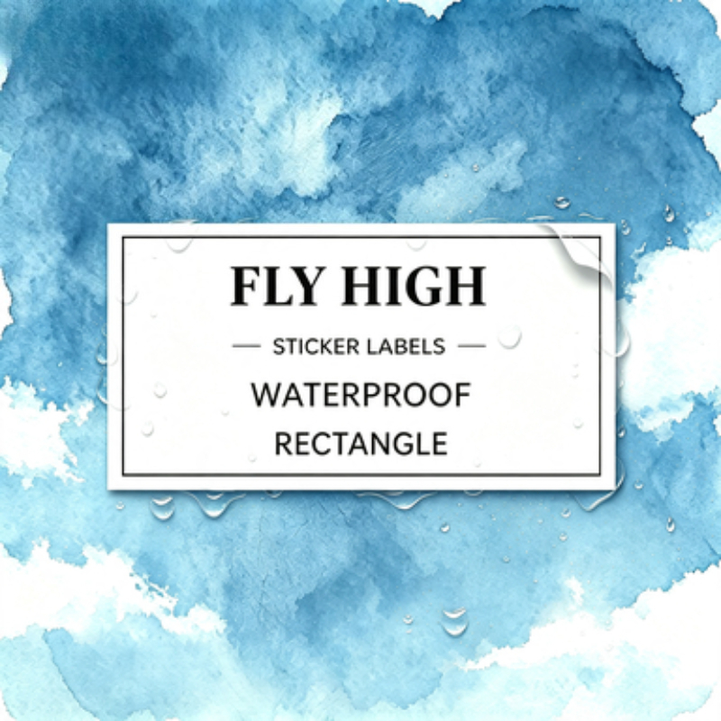 Custom Rectangular Stickers in Multiple Sizes and Quantities