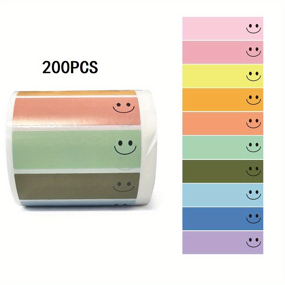 200pcs Roll Handwritten-style Name Stickers Compatible For, Daycare, - Adhesive Labels With Cursive/printed Names, Labeling For Supplies, Folders, Lunchboxes