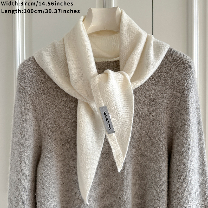 Wool Scarf for Women, Stylish and Versatile Shawl