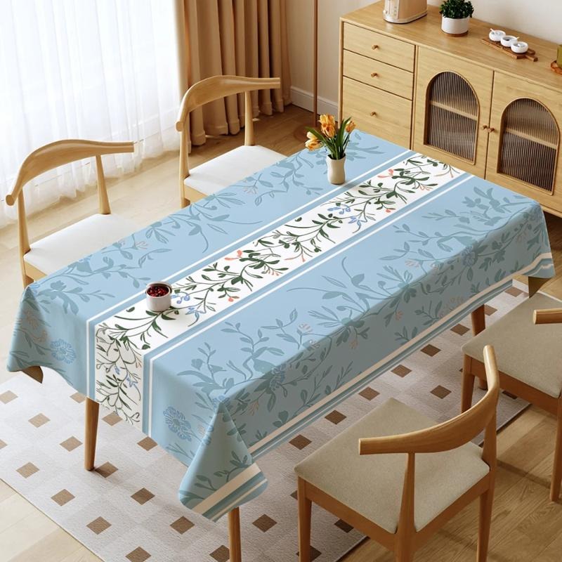 TEMU 1pc Single-sided Printed With Square Tablecloth Suitable For Daily Use, Celebrations And Anniversaries, Multiple Sizes , Perfect For Enhancing