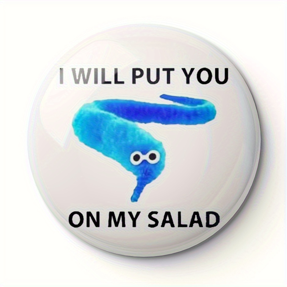 TEMU And Humorous Fashion Pin (2d Flat) Suitable For Clothing, Hats, And Backpacks - A Stylish Accessory Gift For , , And Colleagues - An Affordable