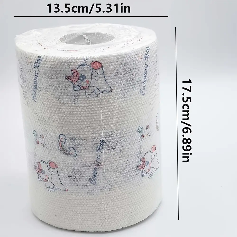 TEMU 800 Times "800 Sheets - Suitable For Wet And Dry Use, Washable, Oil-free Cleaning Cloth For Household Degreasing ( In Patterns) Lazy Cloth -