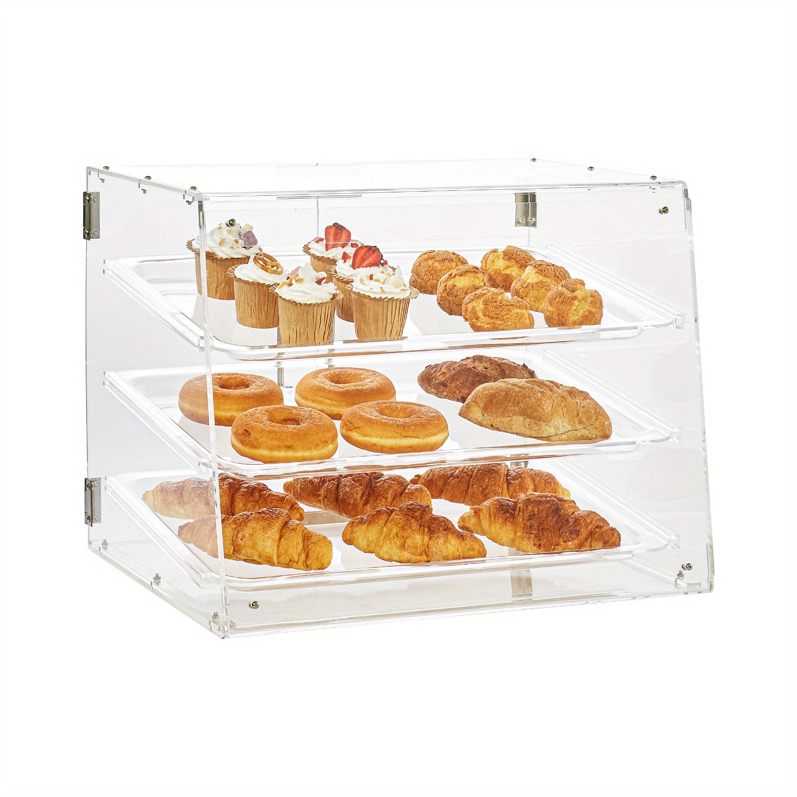 Acrylic Bathroom Shelf Wall-Mounted Vanity Organizer - Multi-Tier Clear Resin Cosmetic Storage Shelf for Sink Countertop, Space-Saving Modern Bathroom Decor (No Tools Needed), Bathroom Decor And Accessories, Toiletry Organizer, Clear Acrylic Shelf, Clear Storage Unit