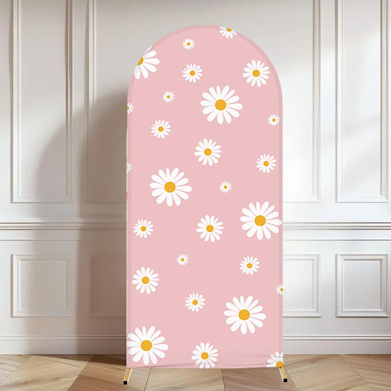 Bunte Gänseblümchen-Hintergrundfolie – 1,5 X 0,9 M, Vinyl, Für Geburtstagspartys, Deko Für Mädchen, Mit „Happy Birthday“-Aufdruck