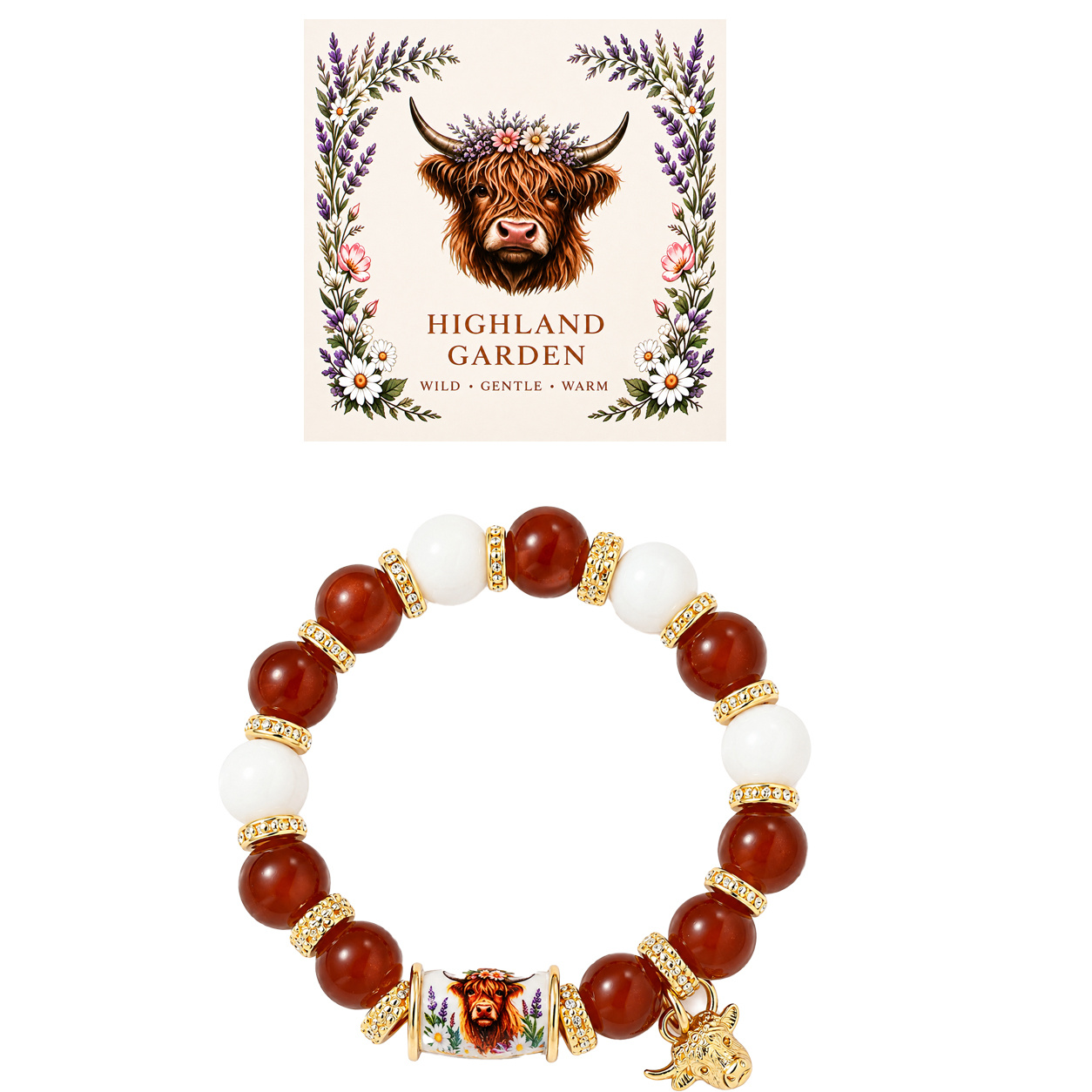 TEMU Bracelet élégant avec tête de , parfait pour une tenue décontractée, les fêtes, les anniversaires et autres occasions. , accompagné d'une carte,