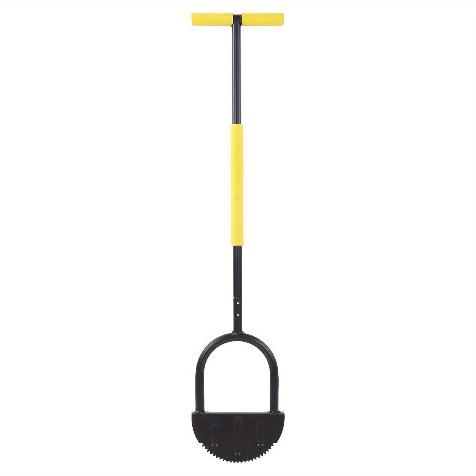 TEMU 1pc Saw-tooth Edger Lawn Tool, Half Moon Lawn Edger With , Grass Long Step Edger For Outdoor , , Lawn