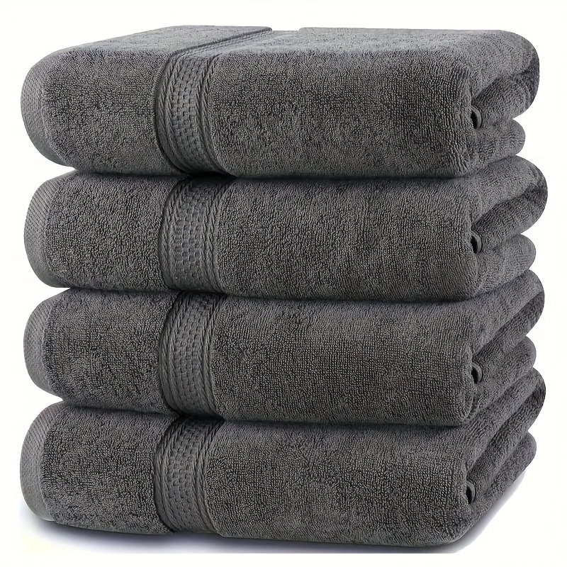 1pc SoftTouch Premium Polyester Hand Towel, 460gsm Woven, Highly Absorbent, Skin-Friendly, Chemical-Free, Ideal for Home, Hotel, Spa - Bathroom Essentials details 4