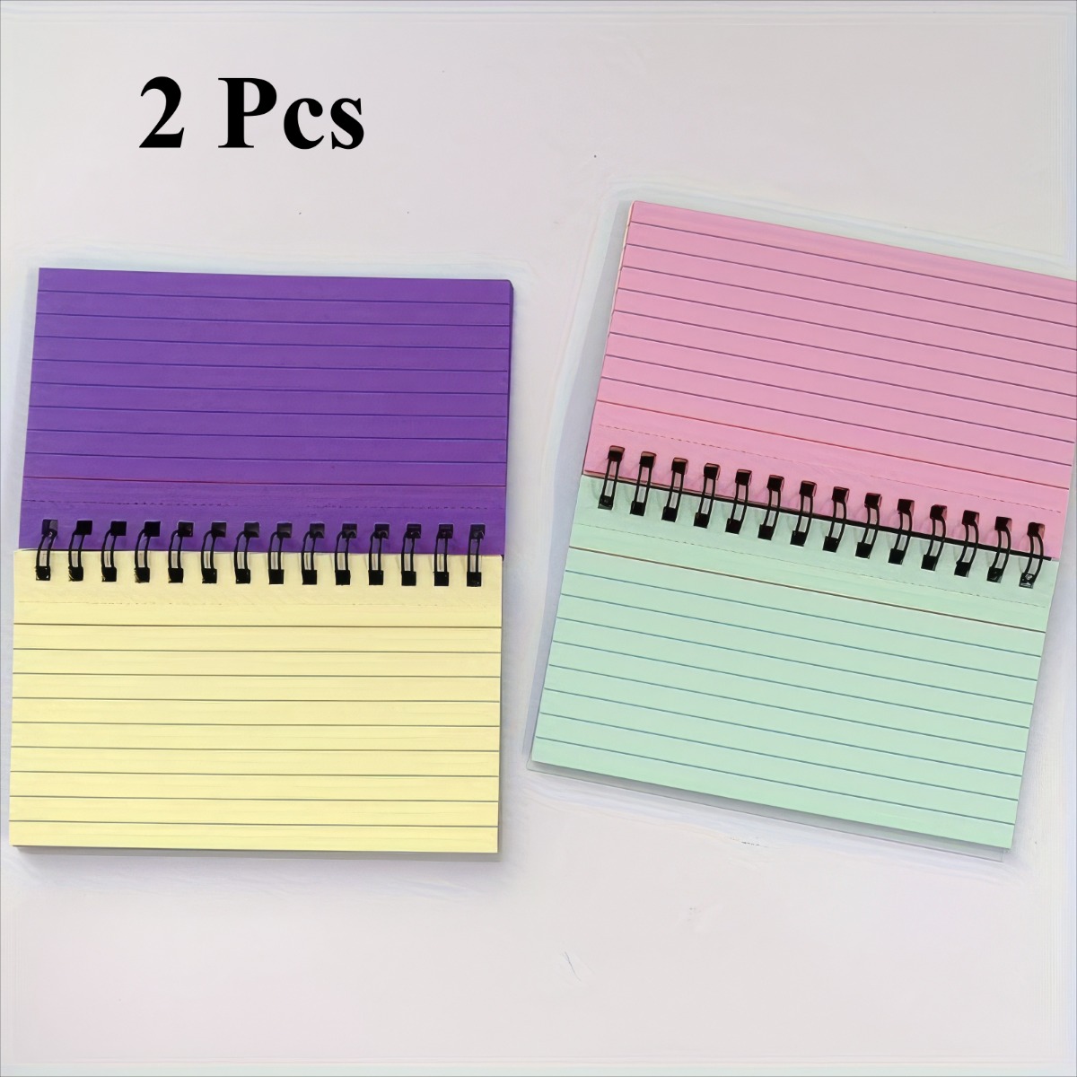 TEMU Stylish And Durable Colored Spiral Notebooks, Beautiful And Versatile, Suitable For Office Recording Use, Essential For Daily Use