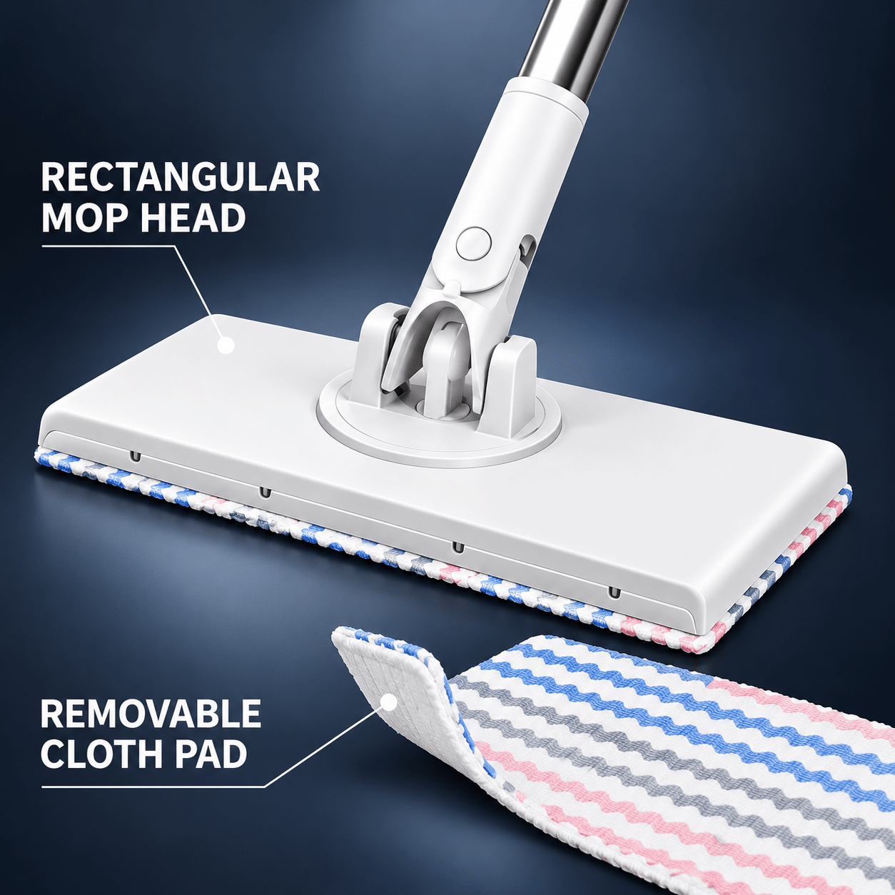 11pcs Commercial Mini Flat Dust Mop Set with 10pcs Replacement... product image 3