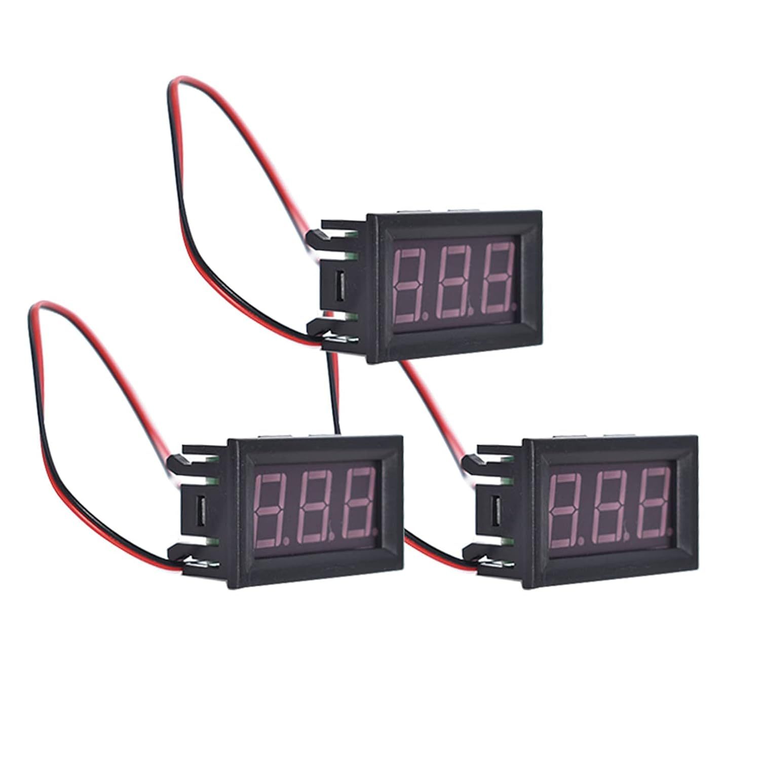 Mini DC4.5V-30V LED Panel Volt Voltage Meter Digital Voltmeter Display 2 Y4t1