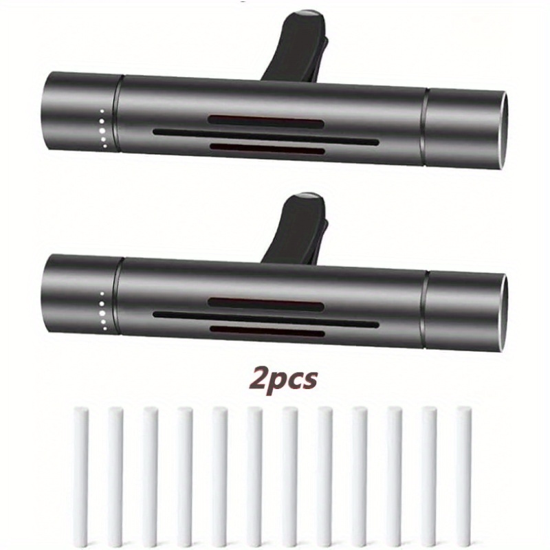 2pcs Elegant Car Fragrance Diffuser, Car Air Outlet Aromatherapy, Included No Fragrance Source, Without Battery