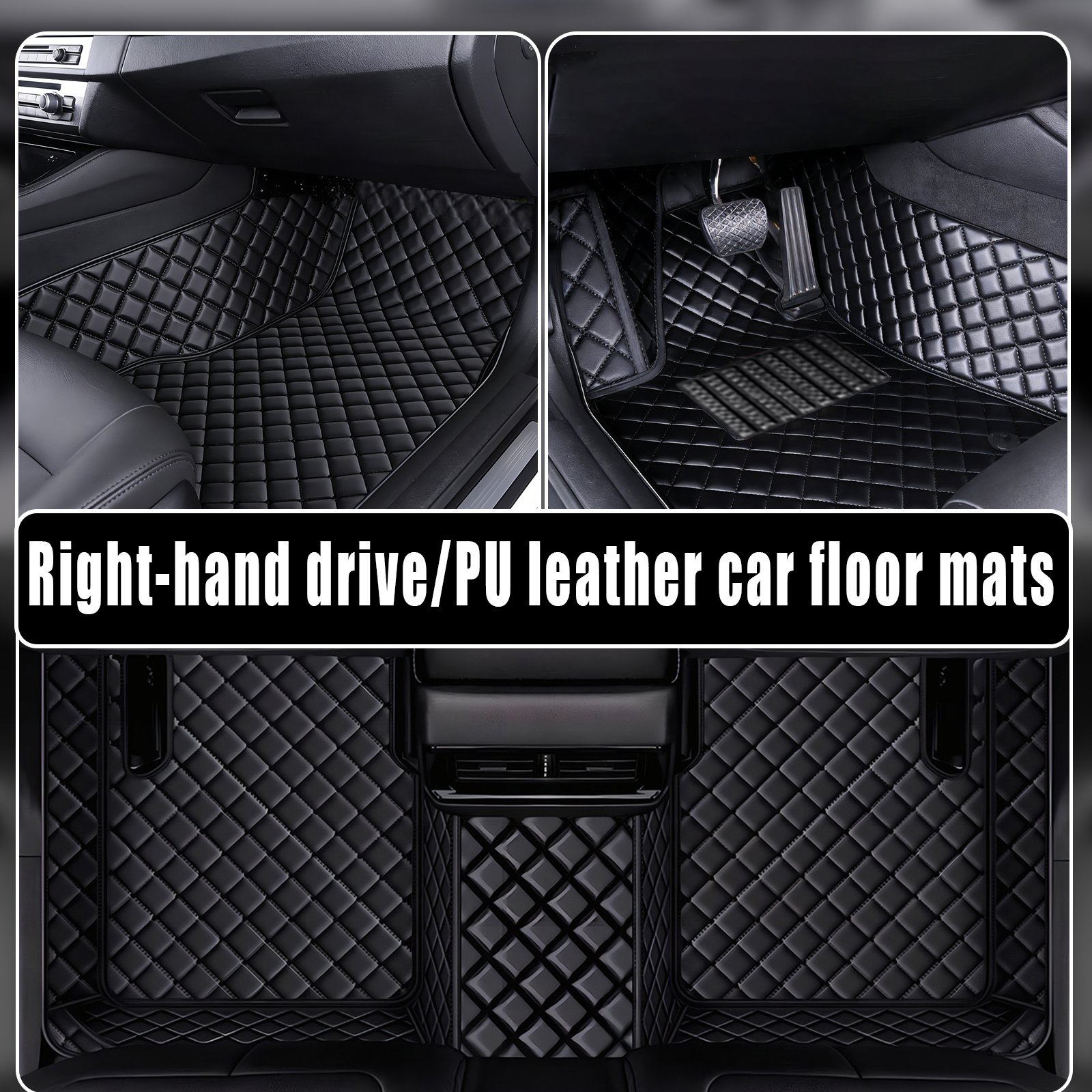 TEMU For Rav4 (right-hand Drive) Floor Mats And Trunk Mats | | Pu Leather | Use | 360° High- | And Clean | Car Interior Accessories